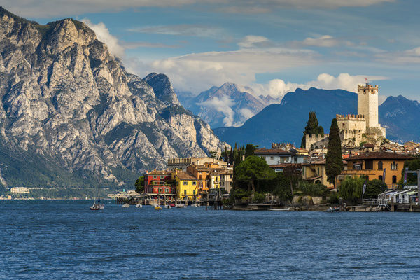 Beautiful Lake Garda, Veneto, Italy