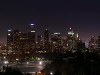 Los Angeles skyline from Angels Point in Elysian Park