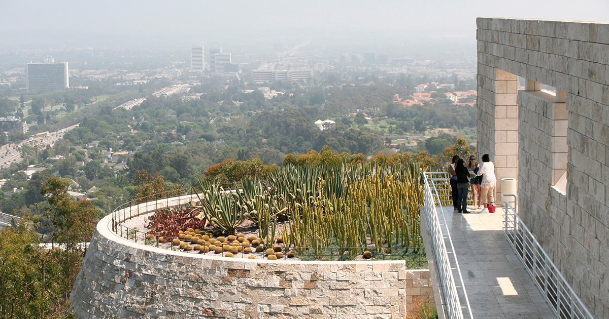 Los Angeles skyline from Getty Center