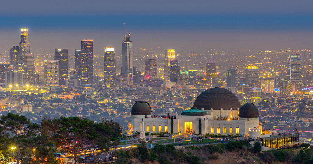 Los Angeles skyline from Griffith Observatory