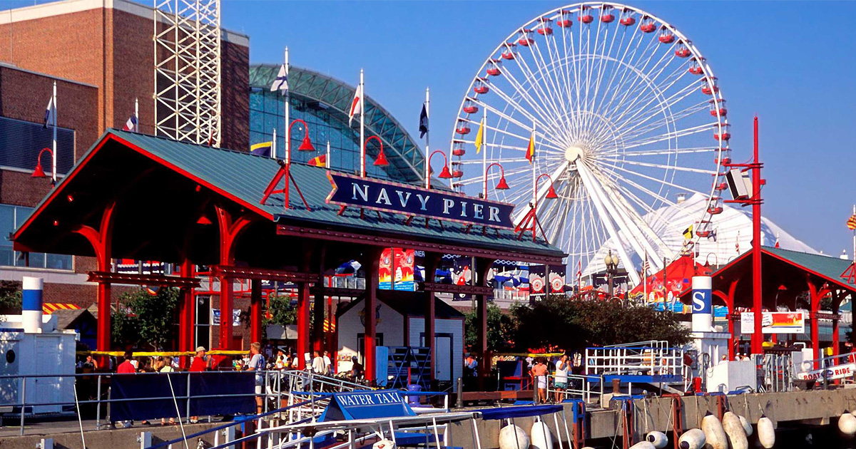 Take a stroll along Navy Pier